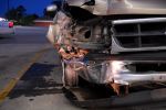 Car accident, private property, parking lot